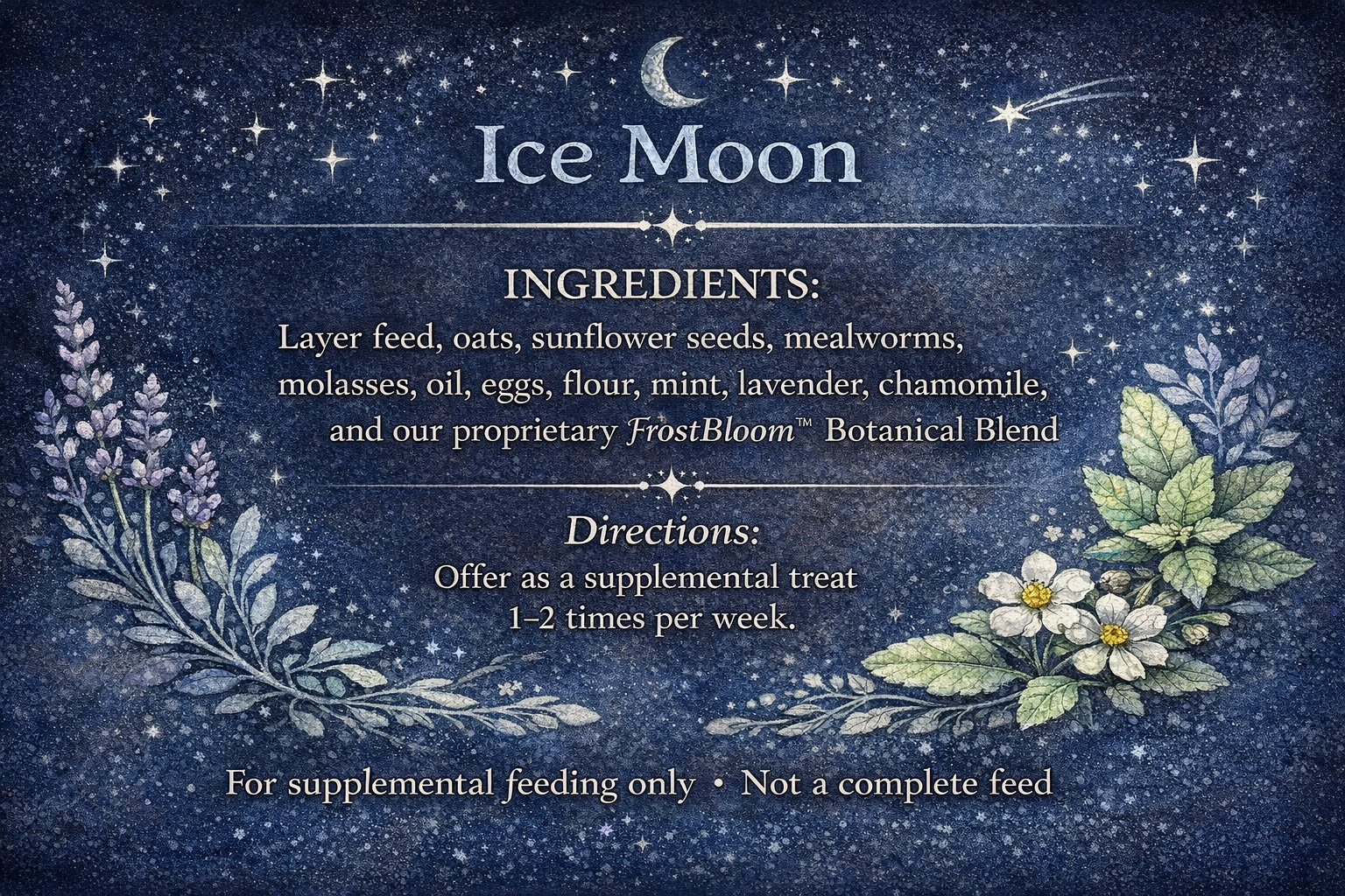 Ice Moon Flock Block