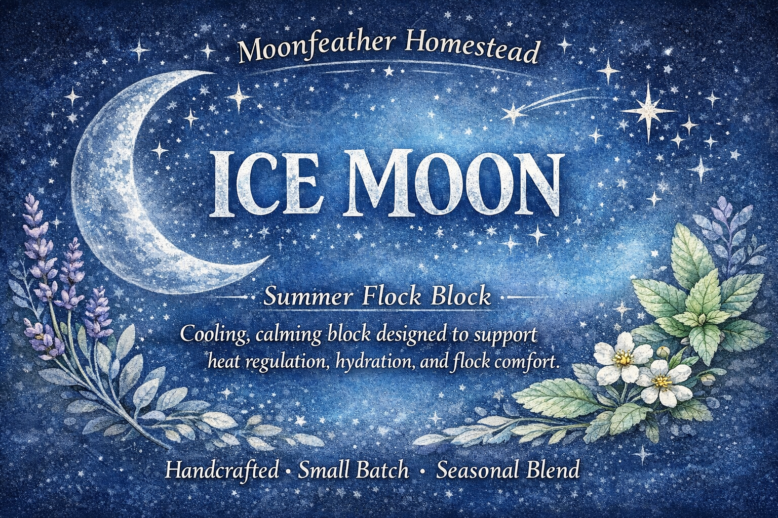 Ice Moon Flock Block