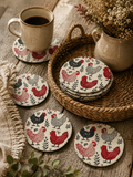 Cottage Hen Coaster Set